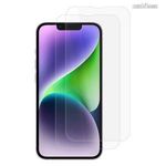 APPLE iPhone 13, 13 Pro, 14, AMORUS üvegfólia, 2db, 0, 3 mm vékony, 9H, Sík részre fotó