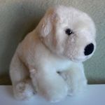játék jegesmedve plüss figura jegesmaci * ülőmag: 21cm * UNI-Toys * 21x15x11cm * sz.átvétel: Zugló fotó