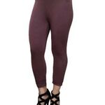 szép pasztell lila szárán ráncolt testhez álló magasított derekú S/M YOGA LEGGINGS j43 fotó