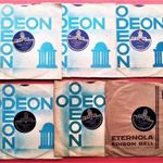 Kalmár Pál KILENC DARAB hanglemez, SHELLACK - ODEON fotó