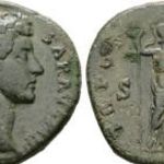 Marcus Aurelius 161-180 As Minerva, Római Birodalom fotó
