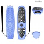 LG TV távirányitóhoz szilikon védő tok - hullám minta, csúszásgátló, cseppálló, csuklópánt - VILÁ... fotó