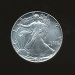 USA 1 oz ezüst 1987, Silver Eagle fotó