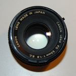 Canon FD bajonettes Canon 1.8 50 S.C. objektív fotó