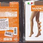 Cabifi Manon Linea Salute Massagio Medio 70den Club térdfix közepes kompresszió 13-17mmHg Chiaro 1/2 fotó