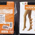 Cabifi Manon Linea Salute Massagio Medio 70den Club térdfix közepes kompresszió 13-17mmHg Nero 1/2 fotó