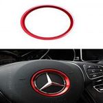 Kormánykerék gyűrű 51mm piros, Mercedes A Class W176 B Class W246 C Class W205 CLA C117 GLA X156 fotó