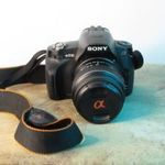 Sony Alpha A230 +Sony 18-55 SAM+töltő fotó