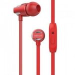 Astrum EB410 univerzális 3, 5mm piros fémházas sztereó headset zajszűrős mikrofonnal, prémium hang... fotó