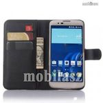 LG K10 (K420N), WALLET notesz mobiltok, Fekete fotó