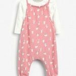 NEXT rózsaszín állatos playsuit 6-9 hó - Tovább jó fotó