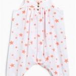 NEXT fehér csillagos playsuit 3-6 hó - Tovább jó! fotó
