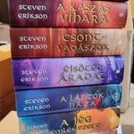 Steven Erikson: A Malazai Bukottak Könyvének regéje 1-8. (A Hold udvara, A jég emlékezete stb.) fotó