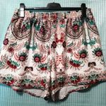 5XL-es női nyári színes mintás rövidnadrág, sort, short, derékb. 90-120 cm fotó