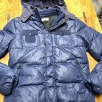- Stone Island - Micro Rip Stop férfi tollkabát - M méret - kék - télikabát - fotó