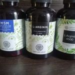 L-Arginin és MSM nagydózisú Vegan kapszula nagy csomag olcsón szettár, 3-d áron fotó