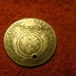 Francia XVI.Lajos ezüst 1/12 ecu 1694 lyuk fotó