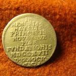 Német 1717-es ezüst zseton 20 mm fotó