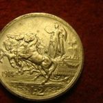 Olasz ezüst 2 líra 1914 10 gramm 0.835 fotó