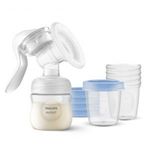 Philips AVENT mellszívó kézi Natural, ajándék 5db VIA 180ml pohárral fotó