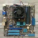 Félkonfig: ASUS M4A785-M alaplap (AM3), Phenom II X3 720 processzor, hűtő fotó