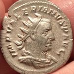 Valerianus dupla ezüstdénár! EF állapotban!(Antoninian) fotó