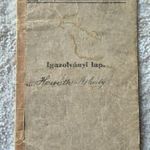 Horthy-Repülős igazolványi lap- fotó