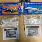 Revell McDonnell Douglas és Boeing 737-200-as makett repülőgép páros fotó
