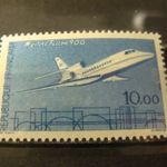 Francia használatlan** egyedi kiadás 1985 MI2504 kat.ár 4, 20 euro Repülő fotó