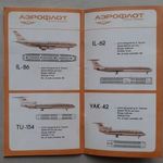 Aeroflot szovjet légitársaság prospektus fotó
