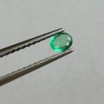 0.20ct 4, 1x3, 6mm Valódi, Természetes, Gyönyörű Smaragd Drágakő fotó