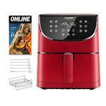 Cosori CP158-AF-RXR Premium piros 5, 5 L forrólevegős sütő fotó