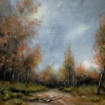 Letört faág - olajfestmény - 50 x 40 centi fotó