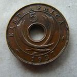 EAST AFRICA 5 CENTS, 1937 KN. 1 DB. fotó