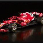 Kimi Raikkönen Ferrari F1 SF71H 1: 24 bontattlan ÚJ! modellautó újsággal fotó