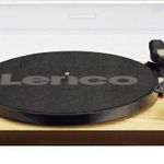 Lenco LS-50WD - Lemezjátszó beépített hangszórókkal - USB felvétel - Fa fotó