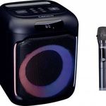 Lenco PA-101BK - Bluetooth? party hangszóró LED fényeffektusokkal - 100 W RMS, USB, 14 órás akkum... fotó