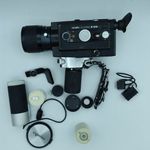 Minolta Autopak-8 D12 8 mm kamera szett, tokjával és tartozékaival fotó