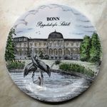Német porcelán dísztányér (fali tányér) - Bonn fotó