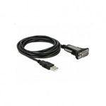 Delock USB-A 2.0 apa - RS-232 DB9 apa Adapter (65962) fotó