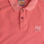 HUGO BOSS, BOSS ORANGE galléros pamut póló "XL" fotó