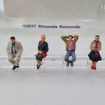 KF269 H0 1: 87 Preiser 10537 Ülő utasok figura készlet fotó