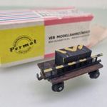 H0 (DC) ismeretlen gyártó - retró pályafenntartó pft vagon - Permot tároló dobozban (ME6) fotó