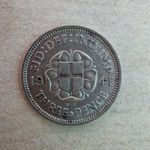 Egyesült Királyság 3 Penny, 1941 - Ezüsz /szürke színű/. Embléma - Ezüst 0.500 fotó