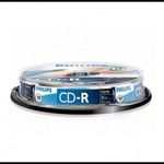 Philips CR7D5NB10/00 írható CD 700 MB 10 dB (cdr10h) fotó
