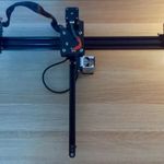 2020 NEJE Master 2s Plus 40W CNC gép, sérült optikával, ajándék Cermark LMM6000 lézer jelölő spray fotó