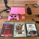 PS2 Slim Pink konzol fotó