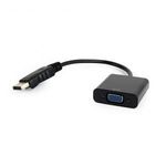 Gembird adapter displayport 1.1->VGA, on kábel, black fotó