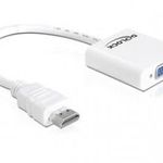 Delock adapter, HDMI (M) -> VGA (F) fotó