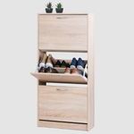 Alkudható! Újszerű! Mainz cipőtároló 3 ajtó sonoma tölgy 125x58x25cm fotó